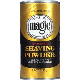 Magic razorless shaving oowder